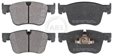 Колодка гальм. диск. передн. (вир-во ABS) A.B.S. 35021