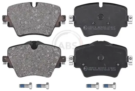 Колодка гальм. диск. передн. (ABS) A.B.S. 35074