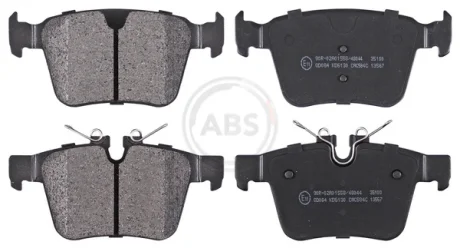 Гальмівні колодки зад. Volvo S60/S90/V60/V90/XC40/XC60/XC90 16- A.B.S. 35100