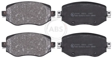 Колодка гальм. диск. передн. (ABS) A.B.S. 35164