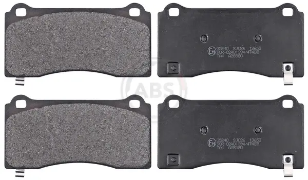 Колодка гальм. диск. Tesla MODEL 3 17-, MODEL Y 19- передн. (вир-во ABS) A.B.S. 35240 (фото 1)