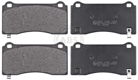Колодка гальм. диск. Tesla MODEL 3 17-, MODEL Y 19- передн. (вир-во ABS) A.B.S. 35240