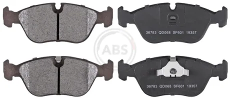 Гальмівні колодки пер. C70/V70/S70/ 92-05 A.B.S. 36783