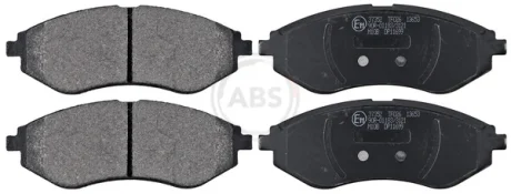 Гальмівні колодки пер. Aveo/Kalos 03- (AKEBONO) A.B.S. 37352