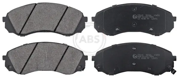 Гальмівні колодки диск. HYUNDAI H-1 2.5CRDI 08-,CARNIVAL III 2.2CRDI-2.9CRDI 06-передн A.B.S. 37618 (фото 1)