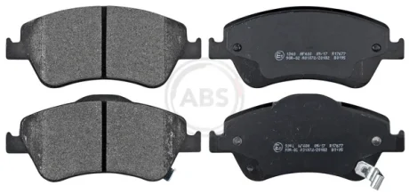 Гальмівні колодки пер. Toyota Auris 07-12 (bosch) (136,7x57,9x19,2) A.B.S. 37620