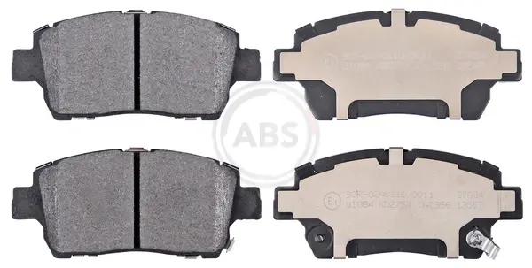 Гальмівні колодки пер. Toyota Yaris/Prius 99-05 (akebono) A.B.S. 37834 (фото 1)