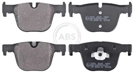 Гальмівні колодки зад. BMW 3 (F30/F31/F34) 11-18 (123,8x59,1x17,3) A.B.S. 37925