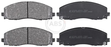 Колодка гальм. диск. перед. (ABS) A.B.S. 37936