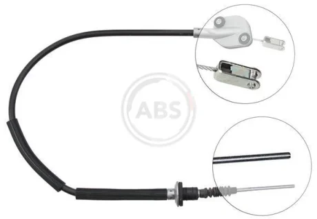 Трос зчеплення Chevrolet Aveo 04-08 (888/595) A.B.S. K27710