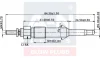 RENAULT свічка розжарювання (подвійна спіраль) 11V Honda Accord 2.0DI,Laguna,Megane,Rover,Volvo 1.9/2.2dTi A-N Parts A-N084 238 (фото 2)