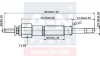 NISSAN Свеча накала (двойная спираль) 6.5V 1-2-3 цил.L=84.5mm Patrol GR I,II 2.8TD 88 A-N Parts A-N085 051 (фото 2)
