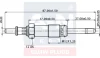 DB свічка розжарювання (подвійна спіраль) 11.5V L=87mm Sprinter, Vito 2.9d A-N Parts A-N086 250 (фото 2)