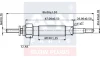 MITSUBISHI свічка розжарювання (подвійна спіраль) 11V L=86mm Pajero 2.8D/TD 94 A-N Parts A-N086 569 (фото 2)