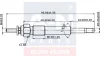 ISUZU свічка розжарювання (подвійна спіраль) 10.5V Campo,Trooper,Opel Corsa 1.5D/2.2D 83 A-N Parts A-N088 122 (фото 2)