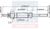 TOYOTA свічка розжарювання (подвійна спіраль) 7V 1,5/2,2/2,4/2,5D 79-89 A-N Parts A-N095 101 (фото 2)