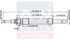 DB свічка розжарювання (подвійна спіраль) 11.5V OM604/605/606 W124/202 93 A-N Parts A-N119 258 (фото 2)