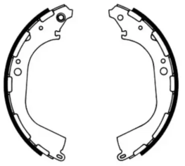 Тормозные колодки ABE C01045ABE