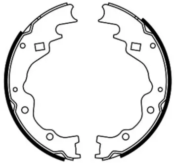 Гальмівні колодки ABE C03025ABE