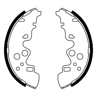 Гальмівні колодки MAZDA E 2.0/2.2D 05.85-12.03 ABE C03051ABE
