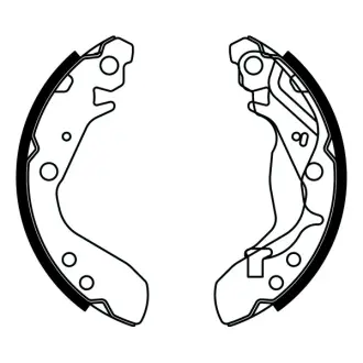 Гальмівна колодка HONDA CITY IV, JAZZ, JAZZ II 1.2-1.5 03.02-03.14 ABE C04017ABE
