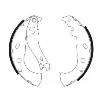 Тормозные колодки ABE C0F015ABE