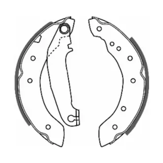 Тормозные колодки ABE C0V002ABE