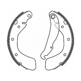 Тормозные колодки ABE C0X007ABE