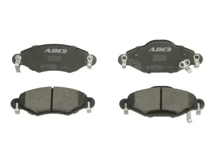 Комплект гальмівних колодок передн, TOYOTA ALLION I, BB I, COROLLA, COROLLA VERSO, IST, PLATZ, PORTE I, PROBOX / SUCCEED, RAUM, VIOS / SOLUNA VIOS, WILL CYPHA I, YARIS 1.0-2.0D 04.99-08.14 ABE C12103ABE