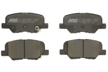 Комплект гальмівних колодок задн, CITROEN C4 AIRCROSS MAZDA 3, 6 MITSUBISHI ASX, OUTLANDER III PEUGEOT 4008 1.6-2.5 05.10- ABE C23019ABE-P
