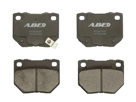 Комплект гальмівних колодок задн, SUBARU IMPREZA, TRIBECA 2.0-3.6 11.95- ABE C27006ABE