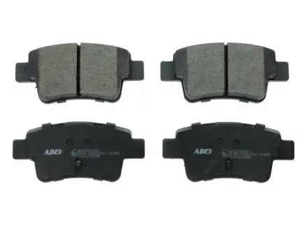 Комплект гальмівних колодок задн, ABARTH GRANDE PUNTO FIAT GRANDE PUNTO, LINEA, PALIO, PUNTO EVO, PUNTO/HATCHBACK, SIENA OPEL CORSA D, CORSA D/HATCHBACK 0.9-1.9D 09.01- ABE C2F013ABE