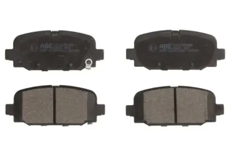 Комплект гальмівних колодок задн, CHRYSLER 200 JEEP CHEROKEE, COMPASS 1.4-3.2 11.13- ABE C2Y035ABE