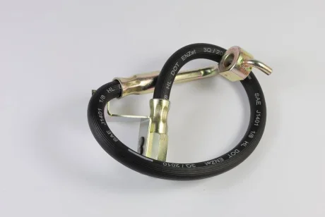 Гальмівний шланг гнучкий передн Прав (довжина 361мм, M10x1/Banjo) FORD ESCORT CLASSIC, ESCORT V, ESCORT VI, ESCORT VI/KOMBI 1.3-1.8D 09.90-06.01 ABE C83128ABE