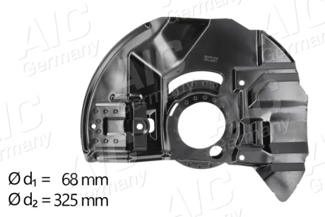 Захист диска гальмівного (переднього) (L) BMW 3 (E46) 98-06 AIC 56408