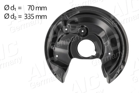 Захист диска гальмівного (заднього) (R) VW Golf VI 2.0GTI/TSI 11-16 AIC 57842