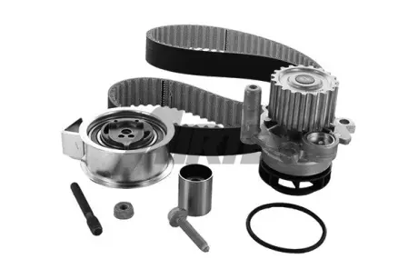 AUDI К-т ГРМ (помпа + ремінь + 2 ролика) A3 (8L1) 1.9 TDI 00-03, A4 B6 (8E2) 1.9 TDI 00-04, A6 C5 (4B2) 1.9 TDI 01-05, SEAT TOLEDO II (1M2) 1.9 TDI 00-04, SKODA OCTAVIA I Combi 1.9 TDI 00-06, VW GOLF IV 1.9 TDI 98-01 AIRTEX WPK-199805