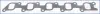 Прокладка впускного колектора LAND ROVER DEFENDER, DISCOVERY II 2.5D 06.98-02.16 AJUSA 13188400 (фото 1)