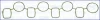 AJUSA AUDI прокладка колектора впускного A1, A3, A4, A4 ALLROAD, A5, A6, Q3, Q5, TT SEAT ALHAMBRA, ALTEA, ALTEA XL, EXEO, EXEO ST, IBIZA IV, LEON SKODA OCTAVIA II, SUPERB II, YETI VW BEETLE, CADDY III 2.0D 05.03- Ajusa 13237200 (фото 2)