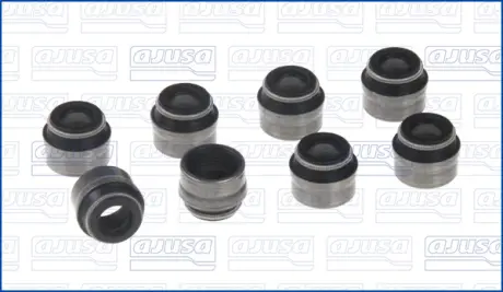 FIAT К-т сальників клапанів (8шт.) ALBEA 1.3 01-12, PANDA (141) 900 92-96, SEAT, LANCIA AJUSA 57000800