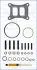 AUDI Комплект для монтажу компресора A1 (8X1, 8XK) 1.8 TFSI 15-18, SEAT LEON (5F1) 2.0 Cupra 13-20, SKODA OCTAVIA III 2.0 TSI RS 13-17, VW GOLF VII (5G1, BQ1, BE1, BE2) 2.0 GTI 13-17 AJUSA JTC11717 (фото 2)