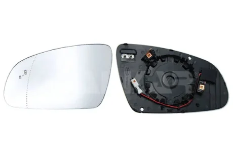 Скло дзеркала (з підігрівом) (L) Hyundai Kona EV 18- (контроль смуги) Alkar 6475884