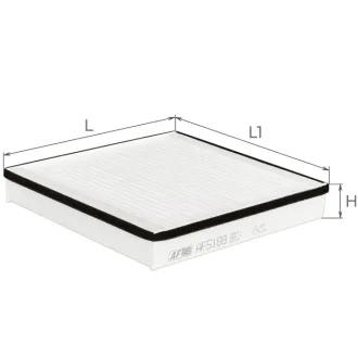 DB фільтр салону Smart 98 Alpha AF5188