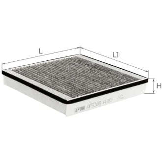 DB фільтр салону (вугілля) Smart 98 Alpha AF5188A