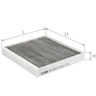 Фільтр салону Hyundai Ionic 6/Kia Niro II 22- (вугільний) Alpha AF5323a