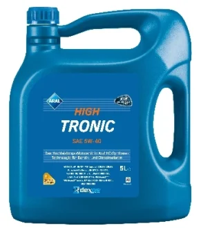 Олива 5W40 C3 5L HIGH TRONIC ARAL 1529F9