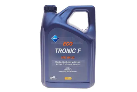 Олива 5W20 Eco Tronic F (4L) (Ford WSS-M2C948-B) ARAL AR-15F456