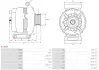 Генератор AS A3382S (фото 5)
