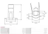 Колектор генератора AS ASL9088S (фото 3)