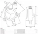 Насос вакуумний AS P4003 (фото 3)